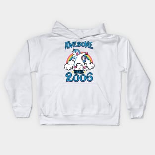 Awesome since 2006 Kids Hoodie